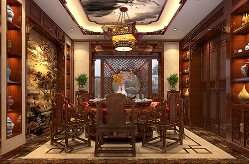 尚义温馨雅致的古典中式家庭装修设计效果图